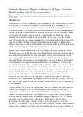 Professional development paper