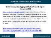Global construction aggregate marke...