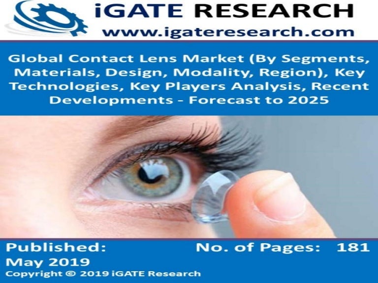 Global contact lens market and forecast to 2025ppt