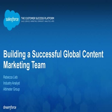 Global Content Marketing