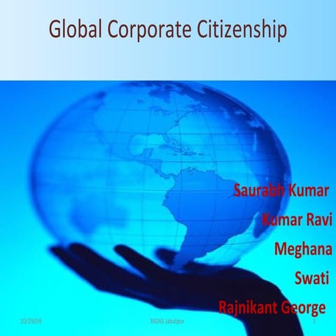 Global Corporate Citizenship