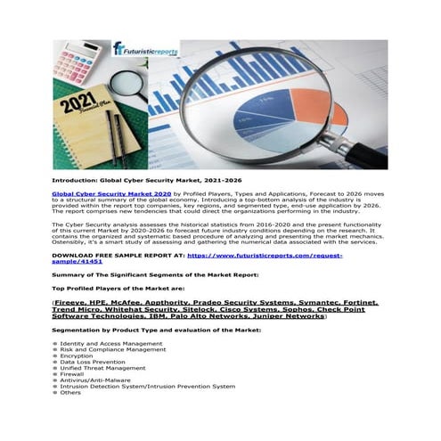 Global Cyber Security Market: Insights & Forecast (2022-2026) | PPTX