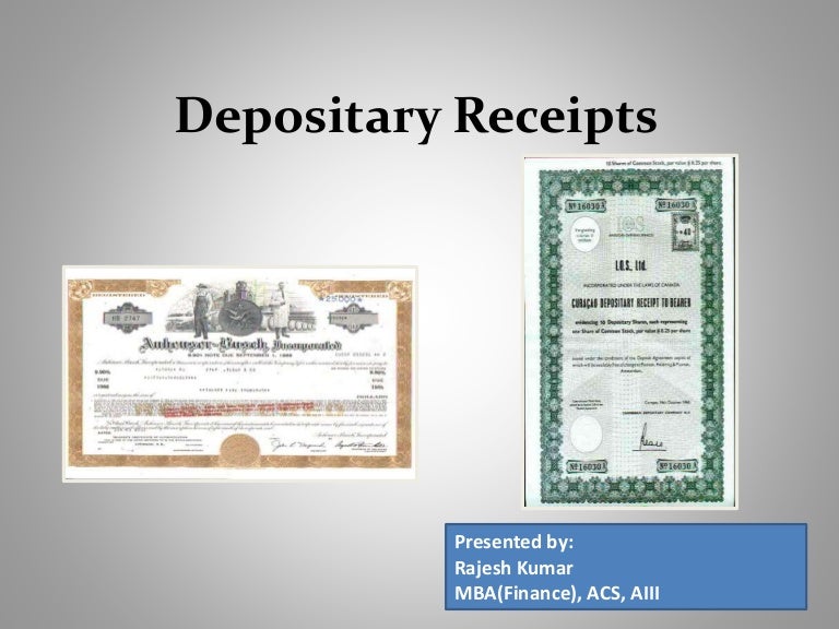 Global depository receipts