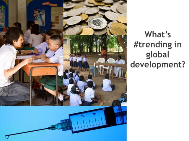 What's #trending in global development? 