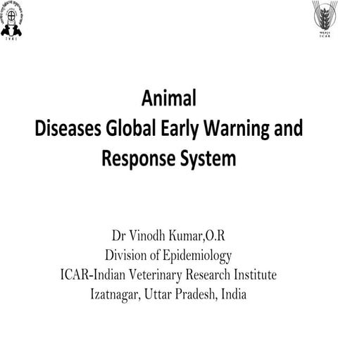 Global early warning and response system 