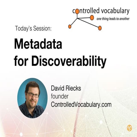 Metadata For Discoverability -- Creative Operations Essentials