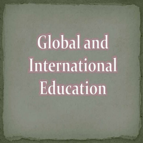 Global education