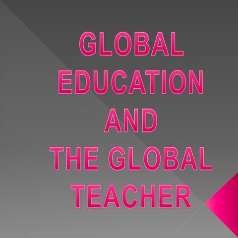 Global education and the global teacher
