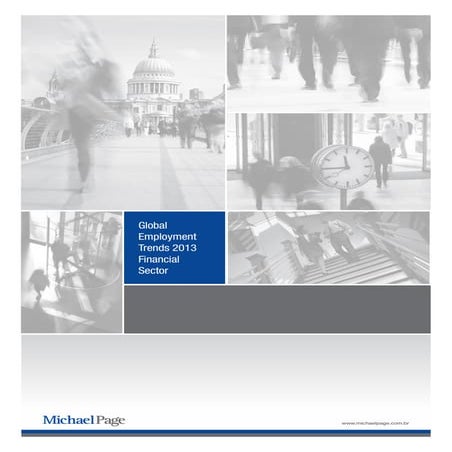 Michael Page - Global Employment Trends - Financial Sector 2013