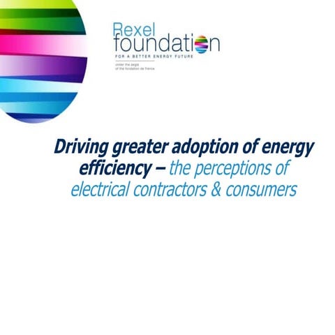 Driving greater adoption of energy efficiency