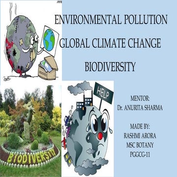 Global environmental change