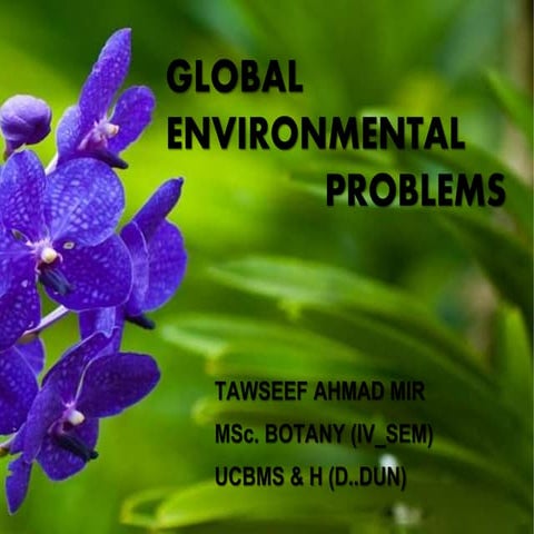 Unit 5 global_environmental_problems_and_global_efforts | PDF