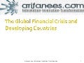 Global Financial Crises & Developing Countries