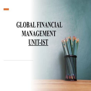 International Financial Management | PPTX