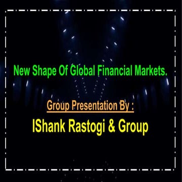 Macroeconomics and Global Financial Markets | PDF