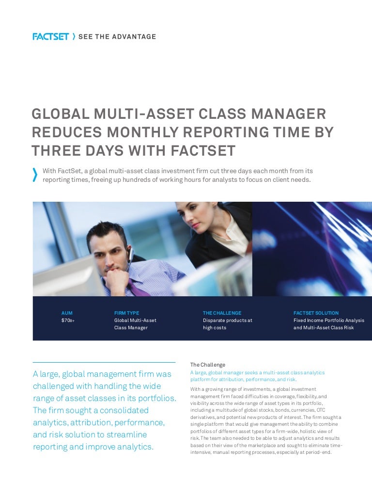 Global fixed portfolio management