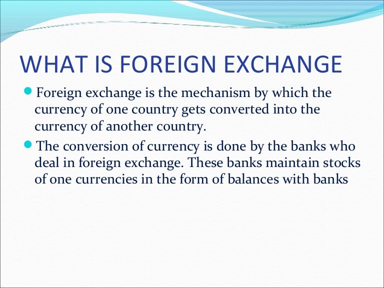 Forex Market Ppt