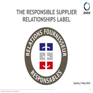French  label on responsible suppli...