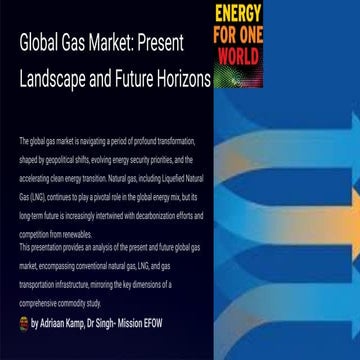 EFOW Publication: Global Gas Market-Present Landscape and Future Horizons