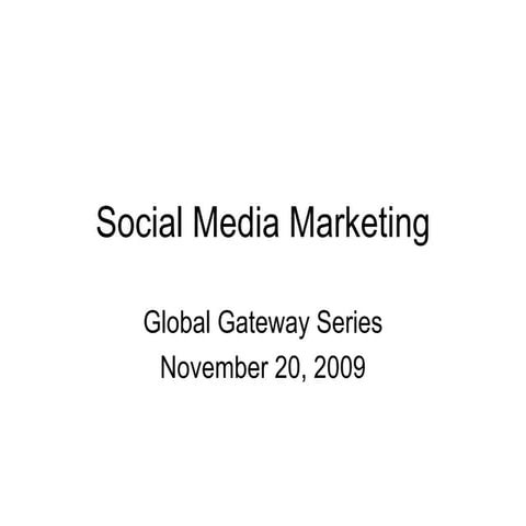 Global Gateway Social Media Marketing