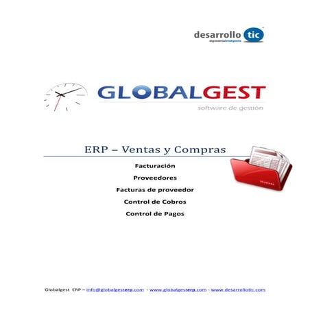 Globalgest ERP - eFactura. Ventas y Compras
