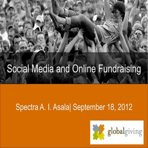 Global Giving Online Fundraising Workshop Presentation in Johannesburg