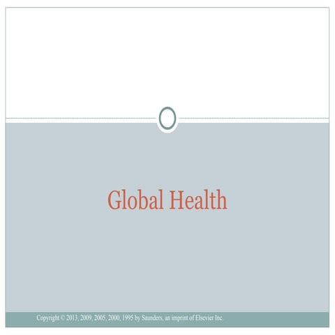 Global health introduction | PPTX