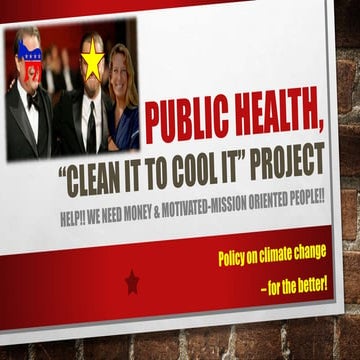 Clean It Cool It - Climate Change Policy