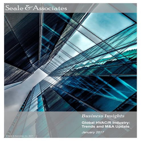 HVAC/R M&A Update (January 2017)