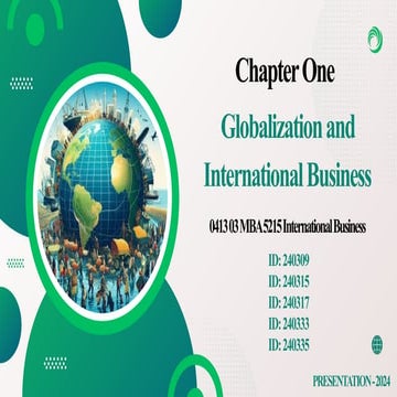 Globaliation and International Business Analysis.pptx