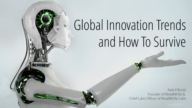 Global innovation Trends for 2018 and How to Survive