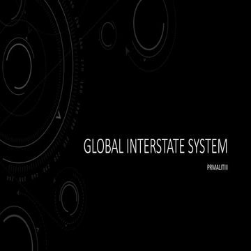 Global interstate system