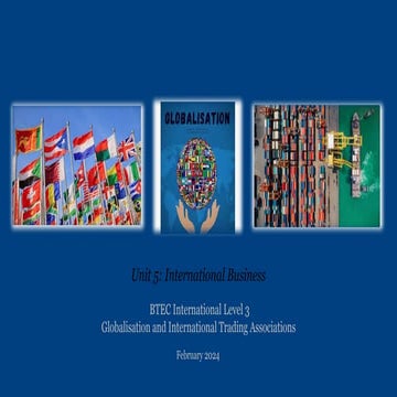 Globalisation - International Business Unit5.pptx