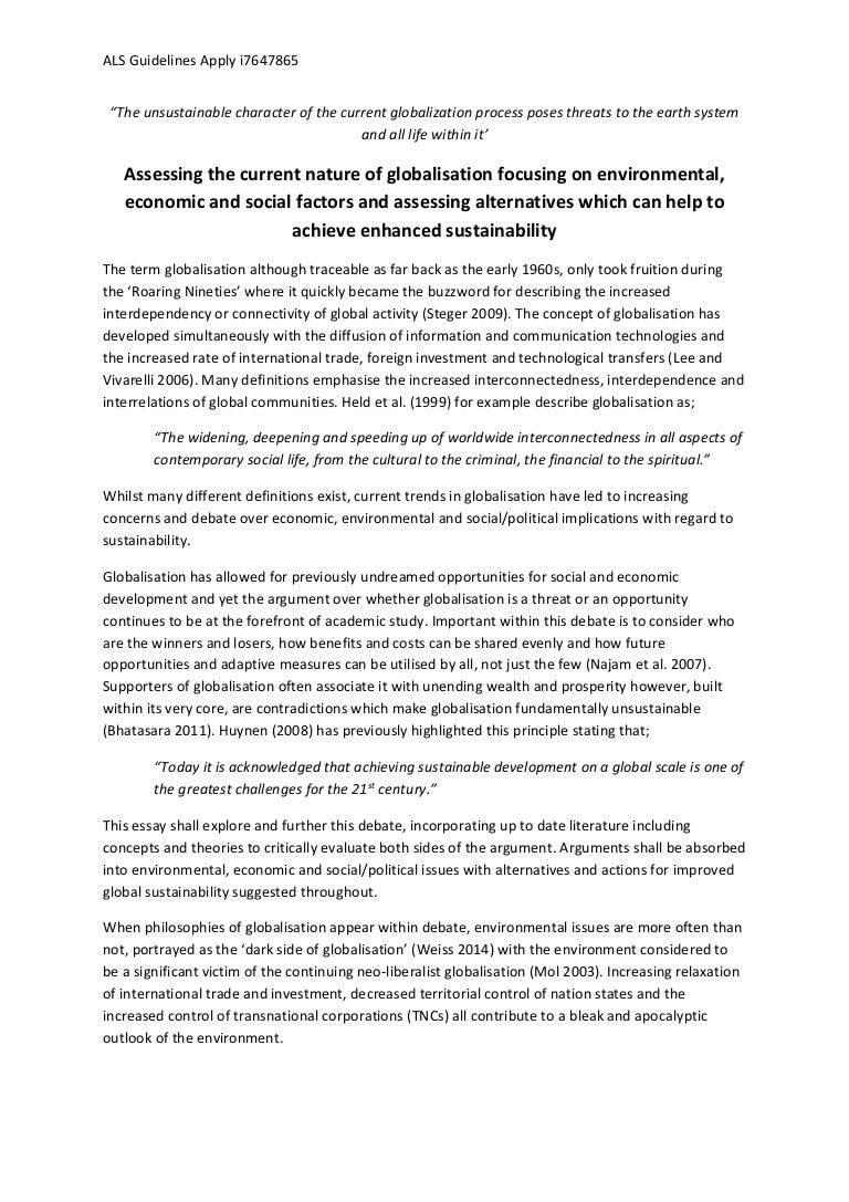 Globalisation Essays Barcafontanacountryinncom An Essay On Globalisation What Is Globalisation And Is It A New
