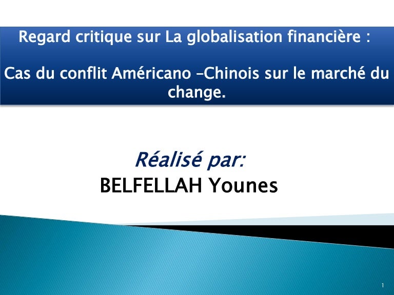 Dissertation globalisation financiere