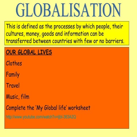 Globalisation Year 12