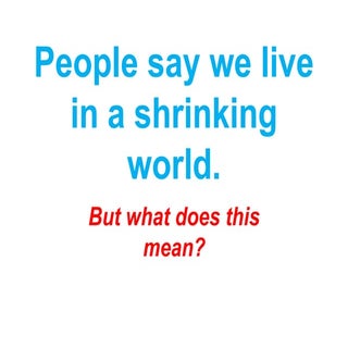 Globalisation introduction