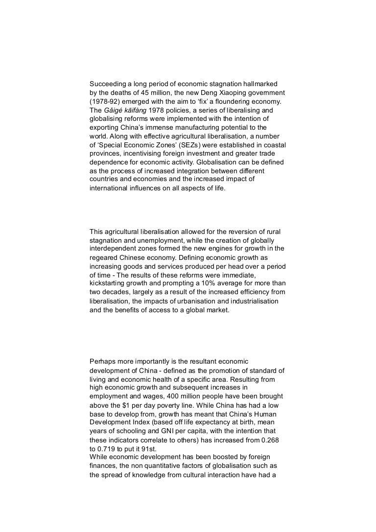 Causes of globalization essay image