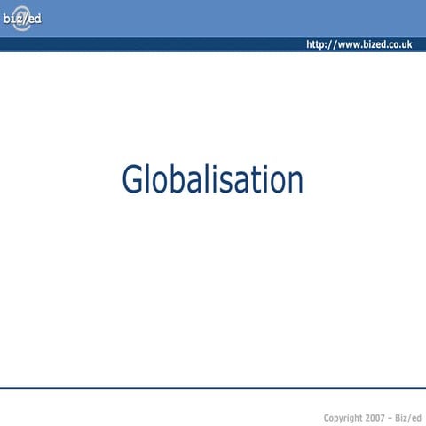 Globalisation rev