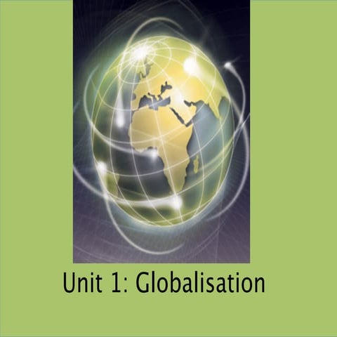 Globalisation starter