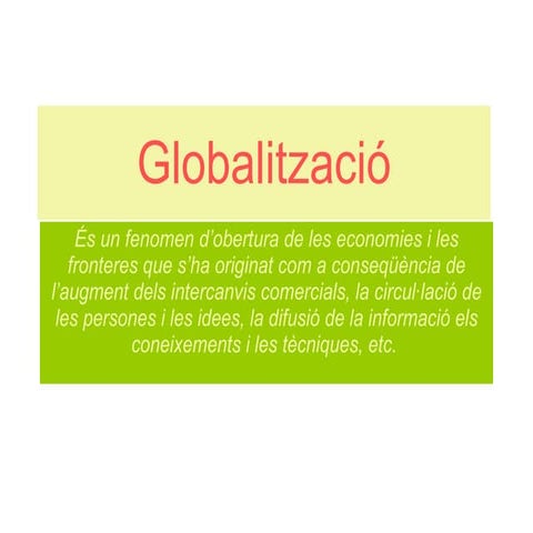 Globalització