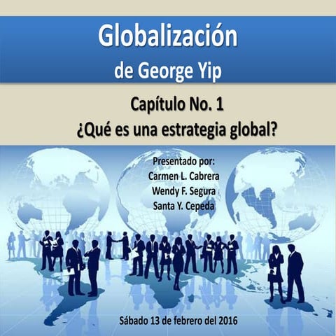 Globalización ¿qué es una estrategia global