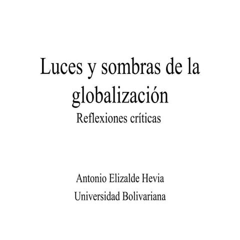 Globalizacion
