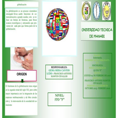 Globalizacion .ecuador