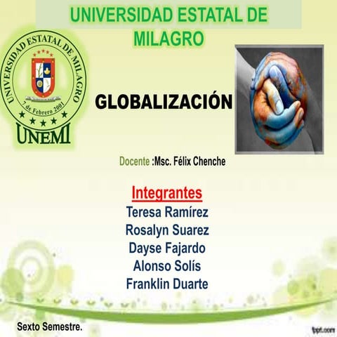 Globalizacion del ecuador