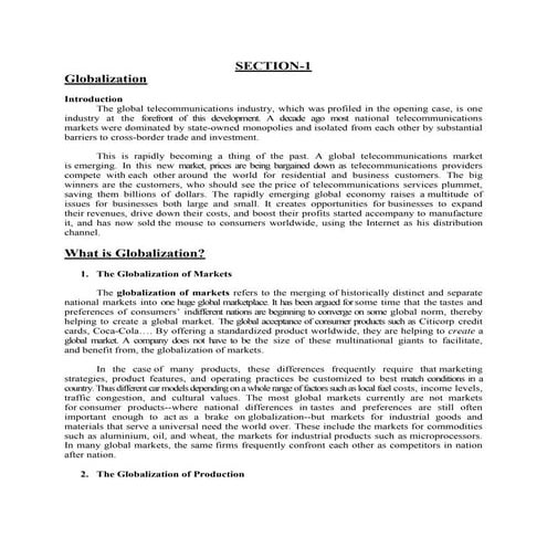 Globalization by Dr. mani kansal