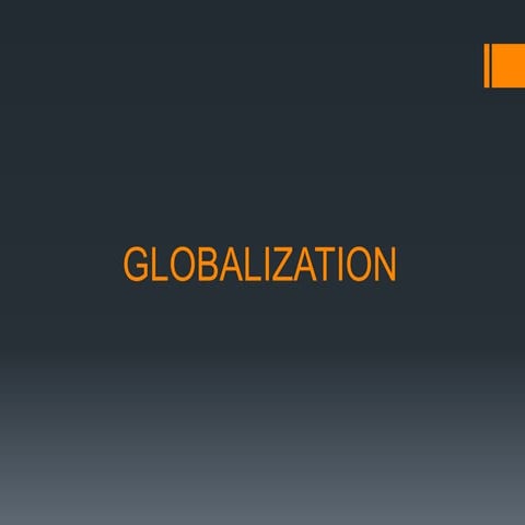 Globalization 