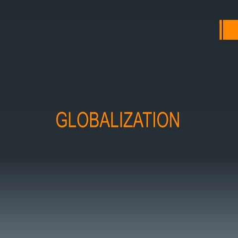 The history of globalization. Globalization: pros and cons