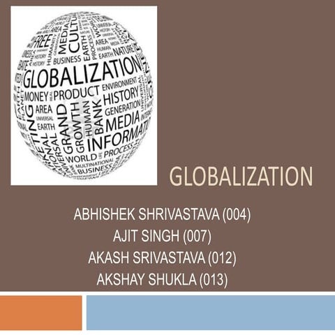 Globalization Past,Present and The Future | PDF
