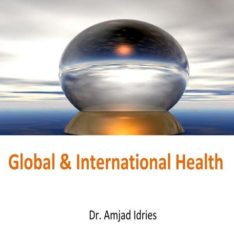 Globalization and International Health